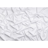 Stretch Recycled Polyester 4-Ply Crepe - White - Premium Collection