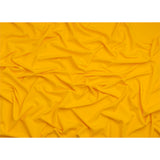 Stretch Recycled Polyester 4-Ply Crepe - Yellow - Premium Collection