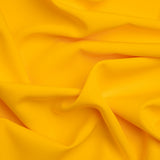 Stretch Recycled Polyester 4-Ply Crepe - Yellow - Premium Collection