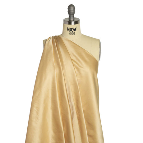 Silk Duchesse Satin - Soft Gold - Premium Collection