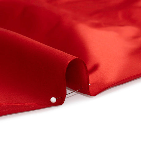 Silk Duchesse Satin - Roja Red - Premium Collection