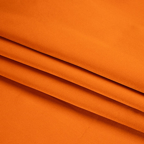 Silk Duchesse Satin - Burnt Orange - Premium Collection