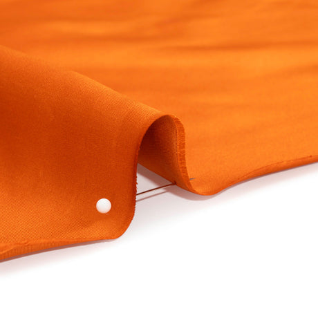 Silk Duchesse Satin - Burnt Orange - Premium Collection