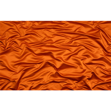Silk Duchesse Satin - Burnt Orange - Premium Collection