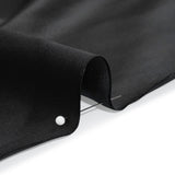 Silk Duchesse Satin - Black - Premium Collection