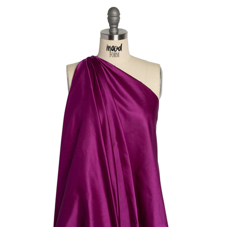 Silk Duchesse Satin - Magenta - Premium Collection