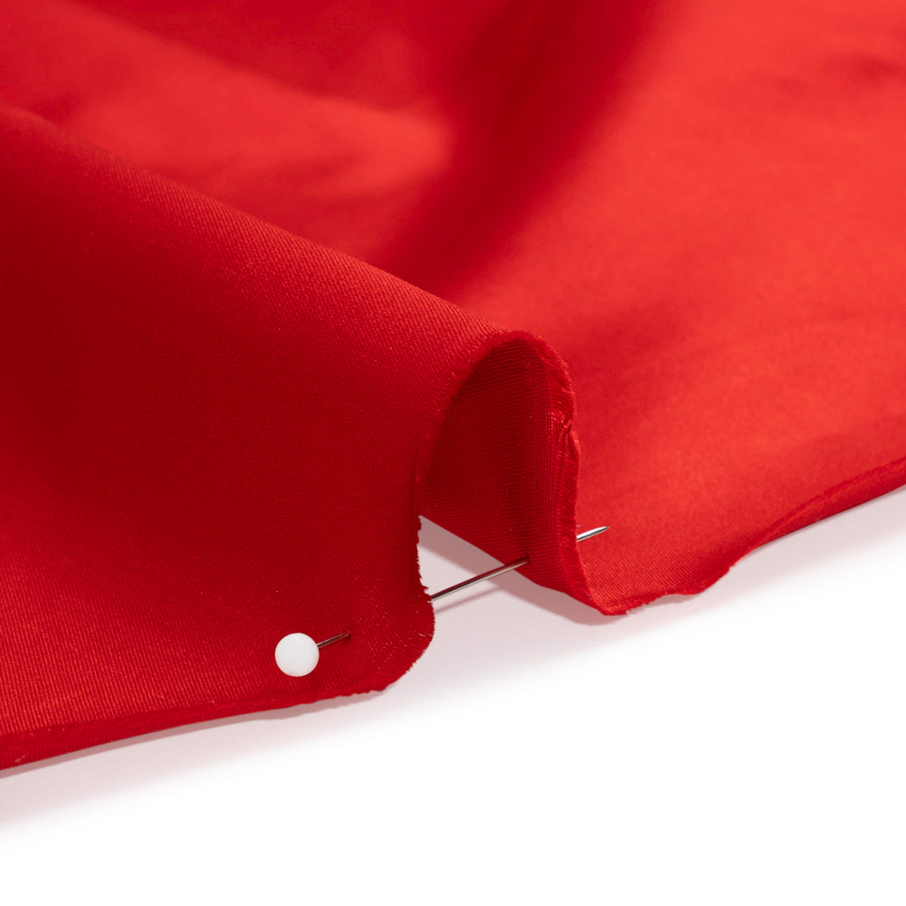 Silk Duchesse Satin - Red - Premium Collection