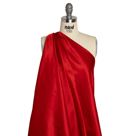 Silk Duchesse Satin - Red - Premium Collection