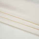 Stretch Satin Made in Italy - Polished White with White Backing - Premium Collection