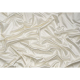 Stretch Satin Made in Italy - Polished White with White Backing - Premium Collection
