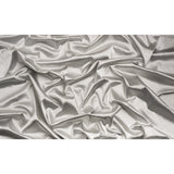 Stretch Satin Made in Italy - Silver with Black Backing - Premium Collection