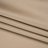 Stretch Satin Made in Italy - Taupe with Pumice Stone Backing - Premium Collection