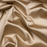 Stretch Satin Made in Italy - Taupe with Pumice Stone Backing - Premium Collection