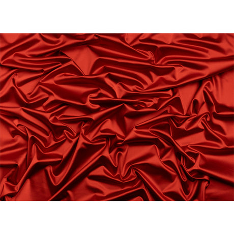 Stretch Satin Made in Italy - Ladybug with Black Backing - Premium Collection