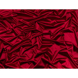 Stretch Satin Made in Italy - Chili Pepper with Black Backing - Premium Collection