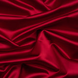 Stretch Satin Made in Italy - Chili Pepper with Black Backing - Premium Collection