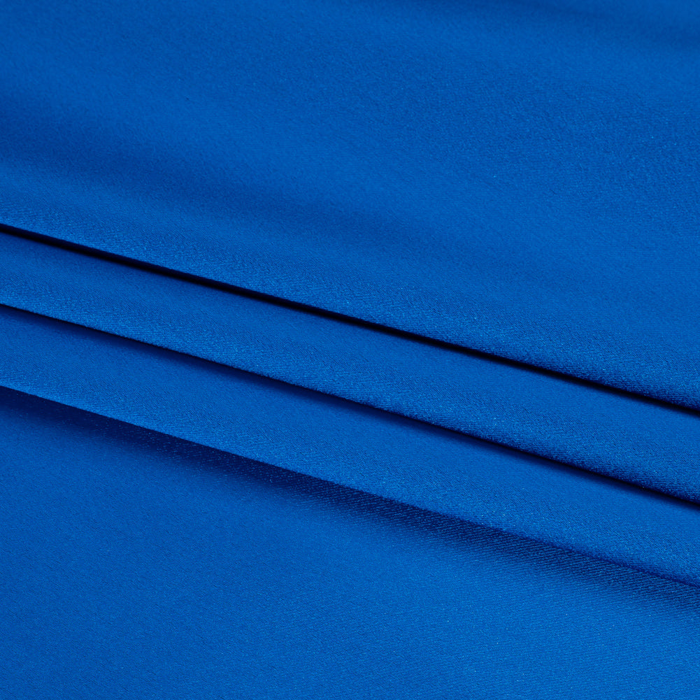 Stretch Satin Made in Italy - Royal Blue with Black Backing - Premium Collection