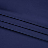 Stretch Satin Made in Italy - Navy with Black Backing - Premium Collection