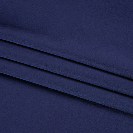 Stretch Satin Made in Italy - Navy with Black Backing - Premium Collection
