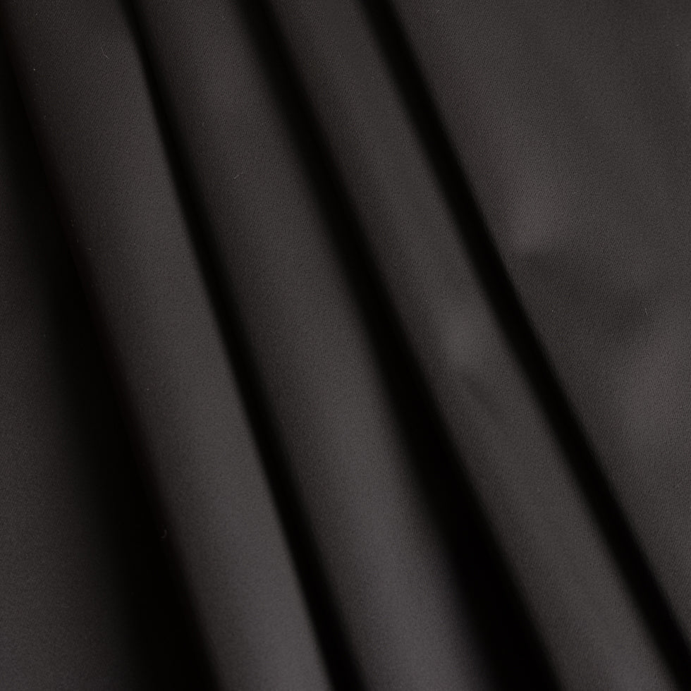 Stretch Satin Made in Italy - Black - Premium Collection