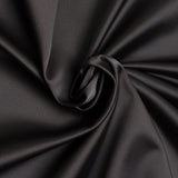 Stretch Satin Made in Italy - Black - Premium Collection