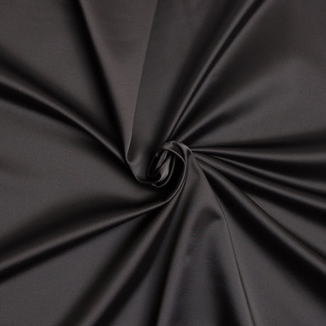 Stretch Satin Made in Italy - Black - Premium Collection