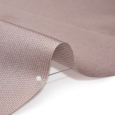 Polyester and Silk Mikado Pique Made in Italy - Deauville Mauve - Premium Collection
