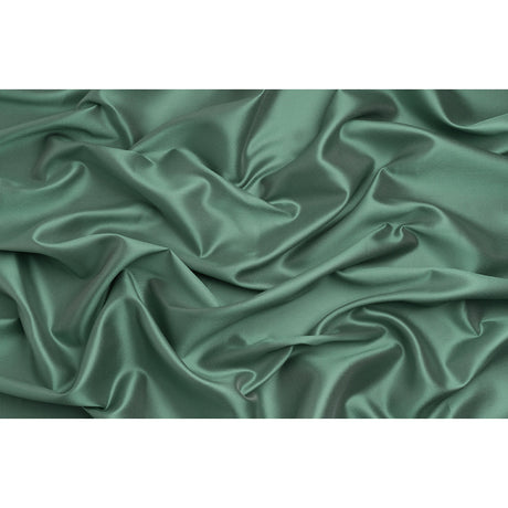 Polyester and Silk Mikado Pique Made in Italy - Beryl Green - Premium Collection