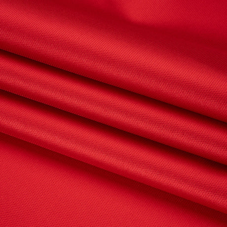 Polyester and Silk Mikado Pique Made in Italy - True Red - Premium Collection