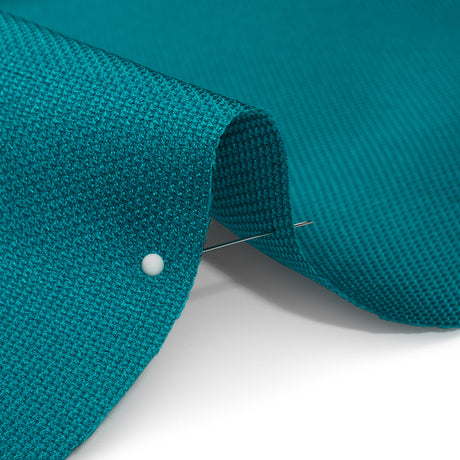 Polyester and Silk Mikado Pique Made in Italy - Capri Breeze - Premium Collection