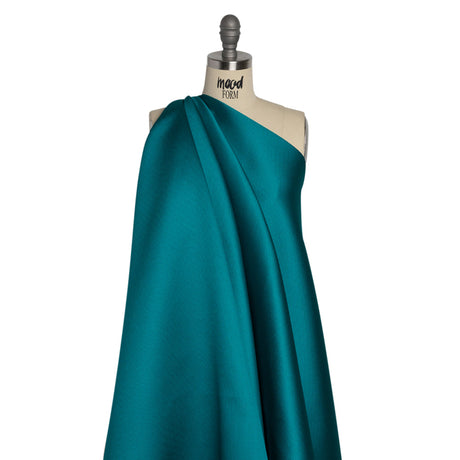 Polyester and Silk Mikado Pique Made in Italy - Capri Breeze - Premium Collection