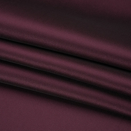 Polyester and Silk Mikado Pique Made in Italy - Potent Purple - Premium Collection