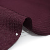 Polyester and Silk Mikado Pique Made in Italy - Potent Purple - Premium Collection