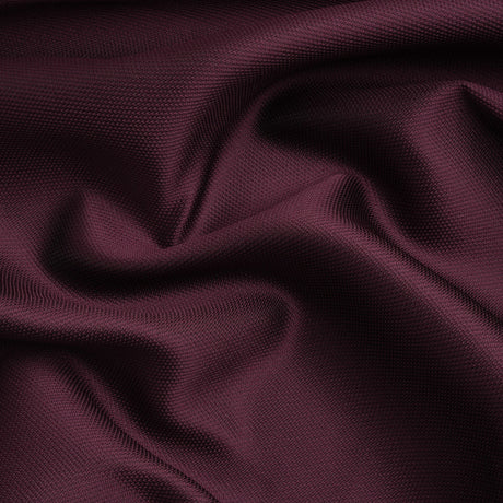Polyester and Silk Mikado Pique Made in Italy - Potent Purple - Premium Collection