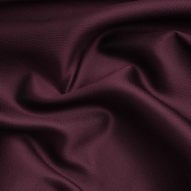 Polyester and Silk Mikado Pique Made in Italy - Potent Purple - Premium Collection