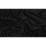 Polyester and Silk Mikado Pique Made in Italy - Black - Premium Collection