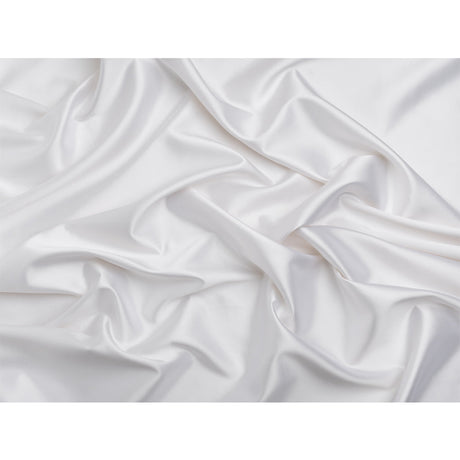 Silk Wool Twill - Bright White - Premium Collection