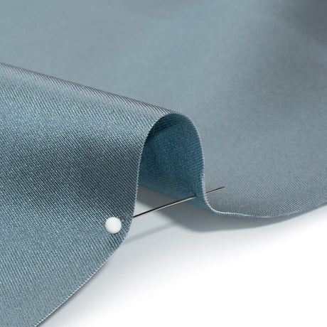 Silk Wool Twill - Blue Shadow - Premium Collection