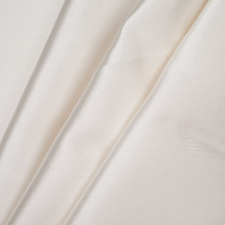 Silk Wool Twill - Whisper White - Premium Collection