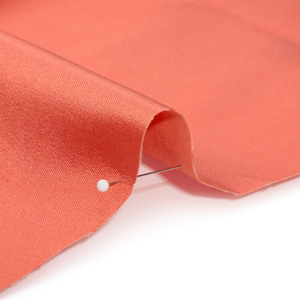 Silk Wool Twill - Georgia Peach - Premium Collection