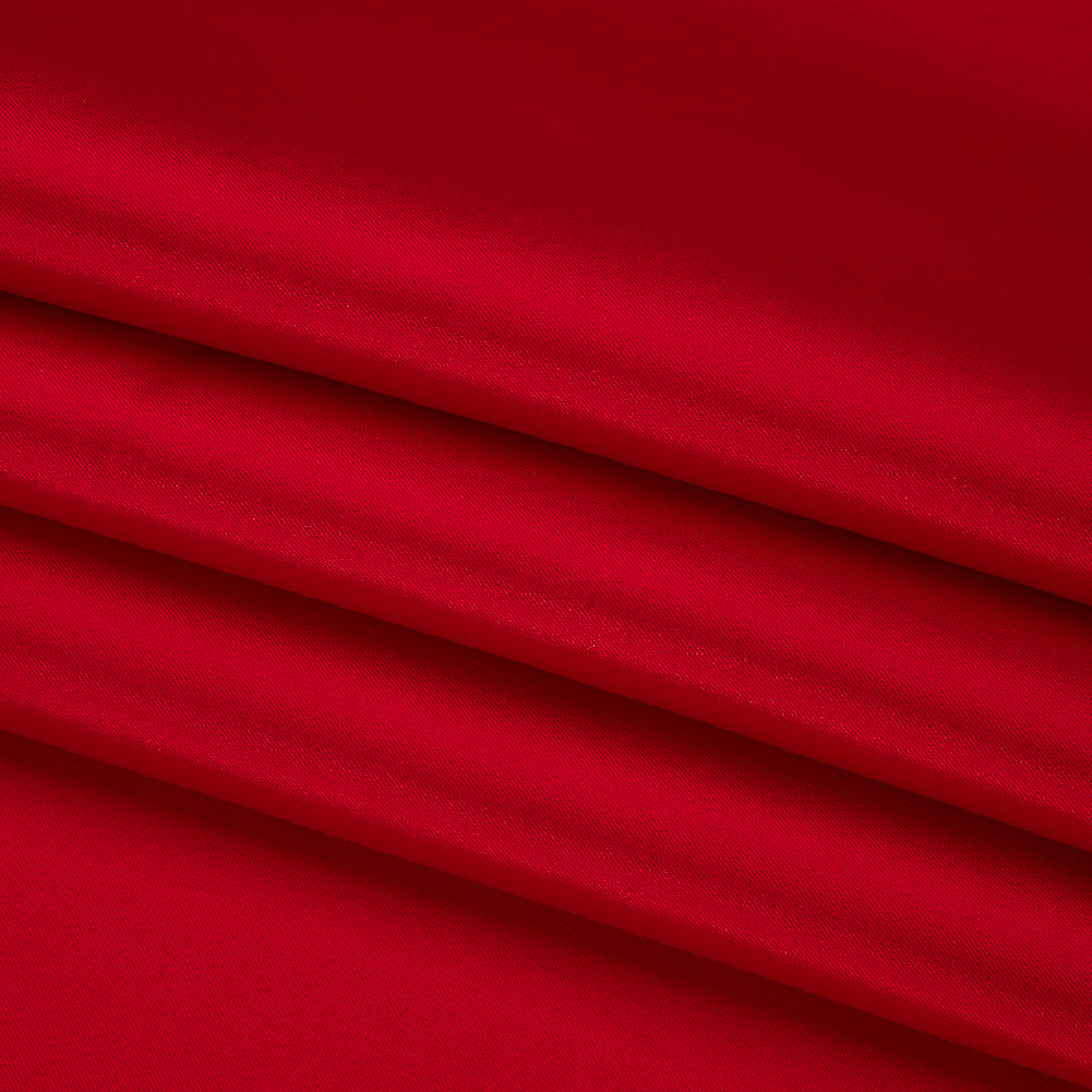 Silk Wool Twill - True Red - Premium Collection