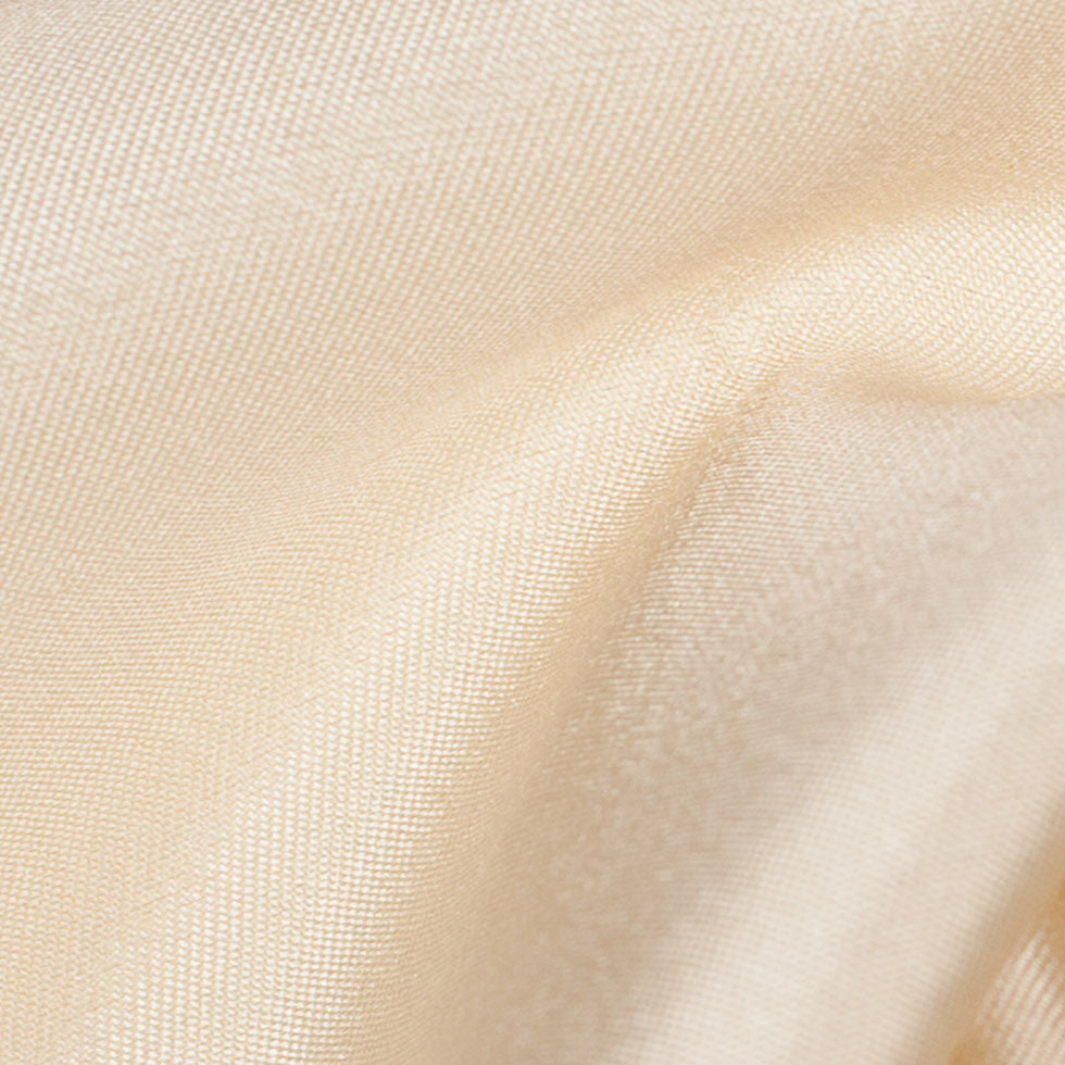 Silk Wool Twill - Antique White - Premium Collection