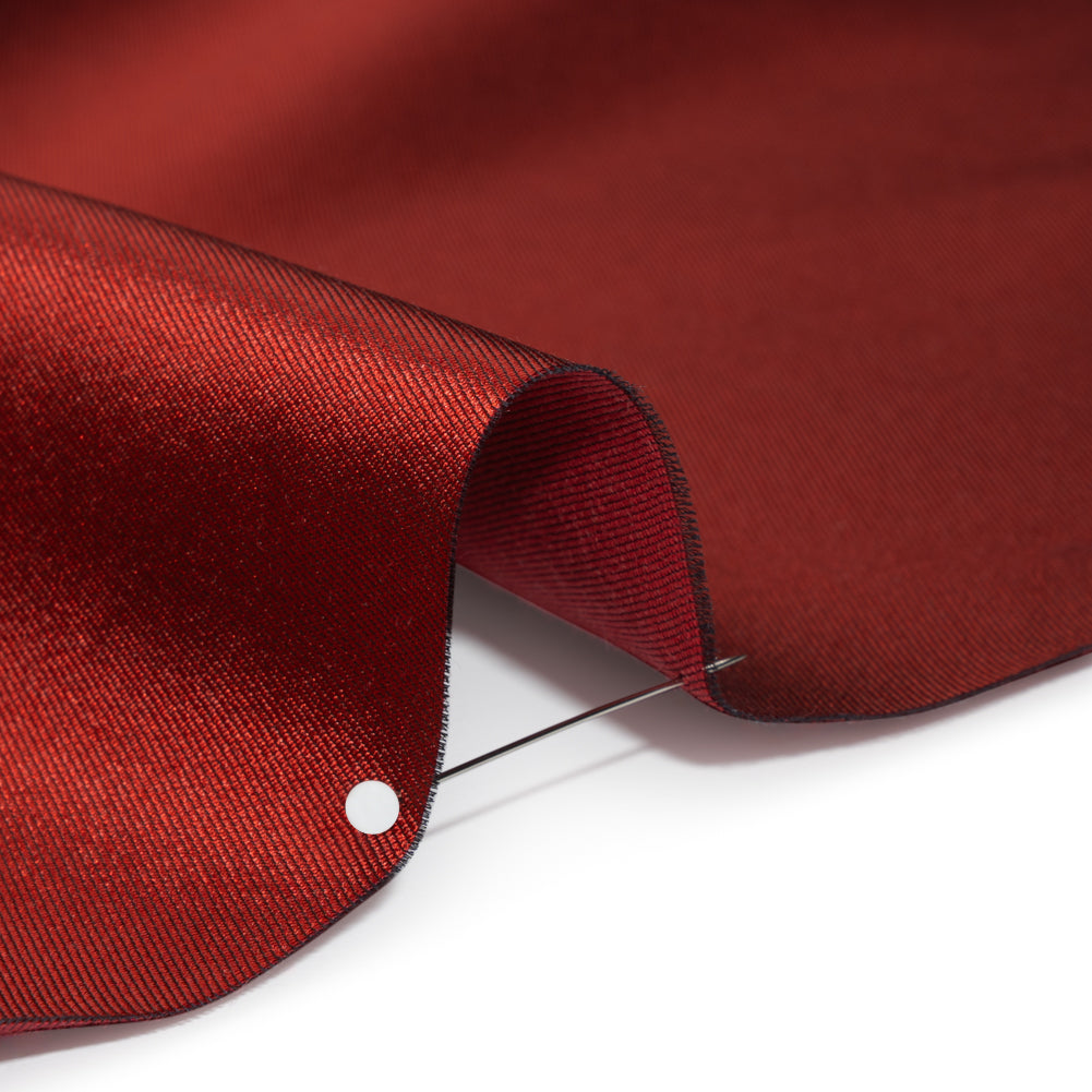 Silk Wool Twill - Aurora Red - Premium Collection