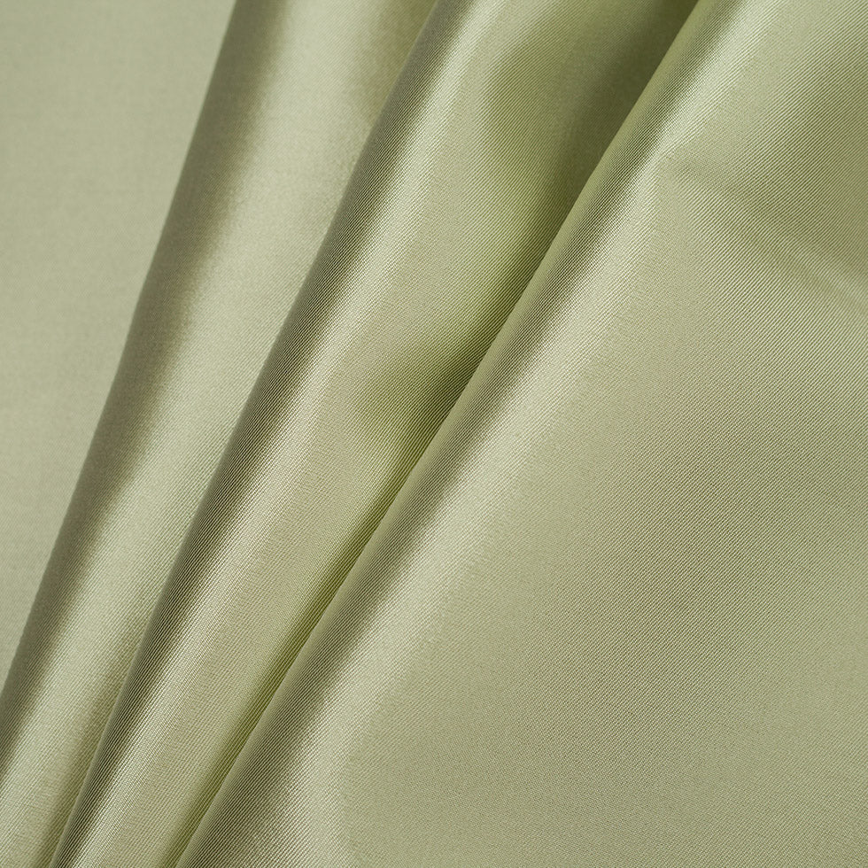Silk Wool Twill - Lime Cream - Premium Collection
