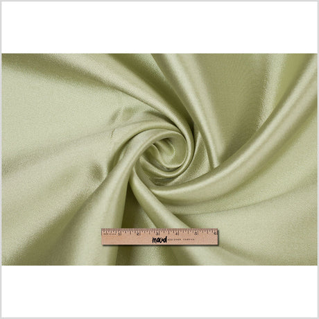 Silk Wool Twill - Lime Cream - Premium Collection
