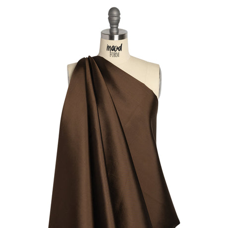 Silk Wool Twill - Toffee - Premium Collection