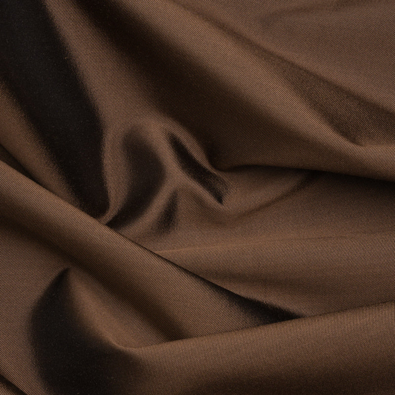 Silk Wool Twill - Toffee - Premium Collection