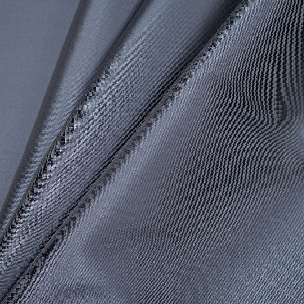 Silk Wool Twill - Blue Gray - Premium Collection