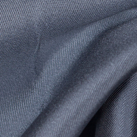 Silk Wool Twill - Blue Gray - Premium Collection