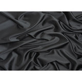 Silk Wool Twill - Stretch Charcoal - Premium Collection
